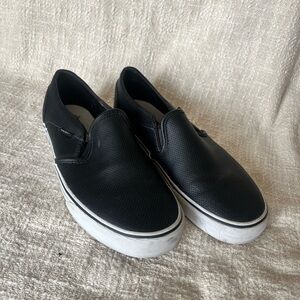 Vans Classic Slip-On Perforated Leather Shoe Woman’s